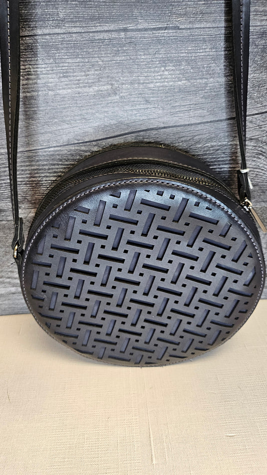 Sashenka Dark Navy Circular Bag (20cmx8cm)