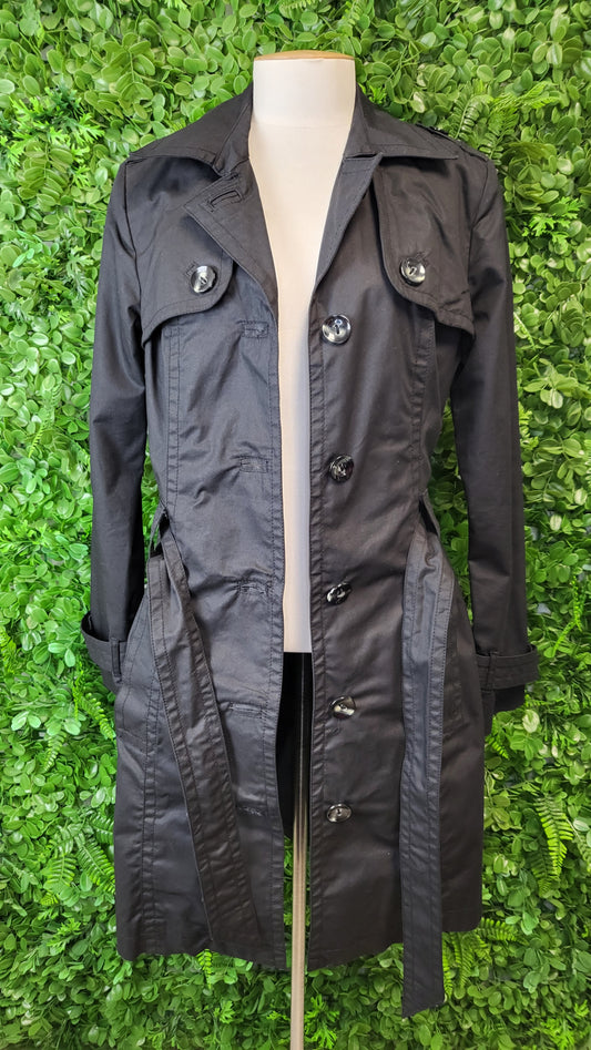 Tom Tailor Black Trench Coat (16)