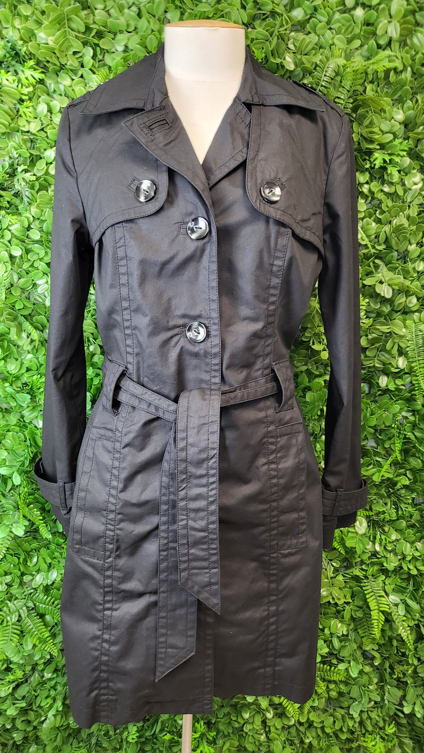 Tom Tailor Black Trench Coat (16)